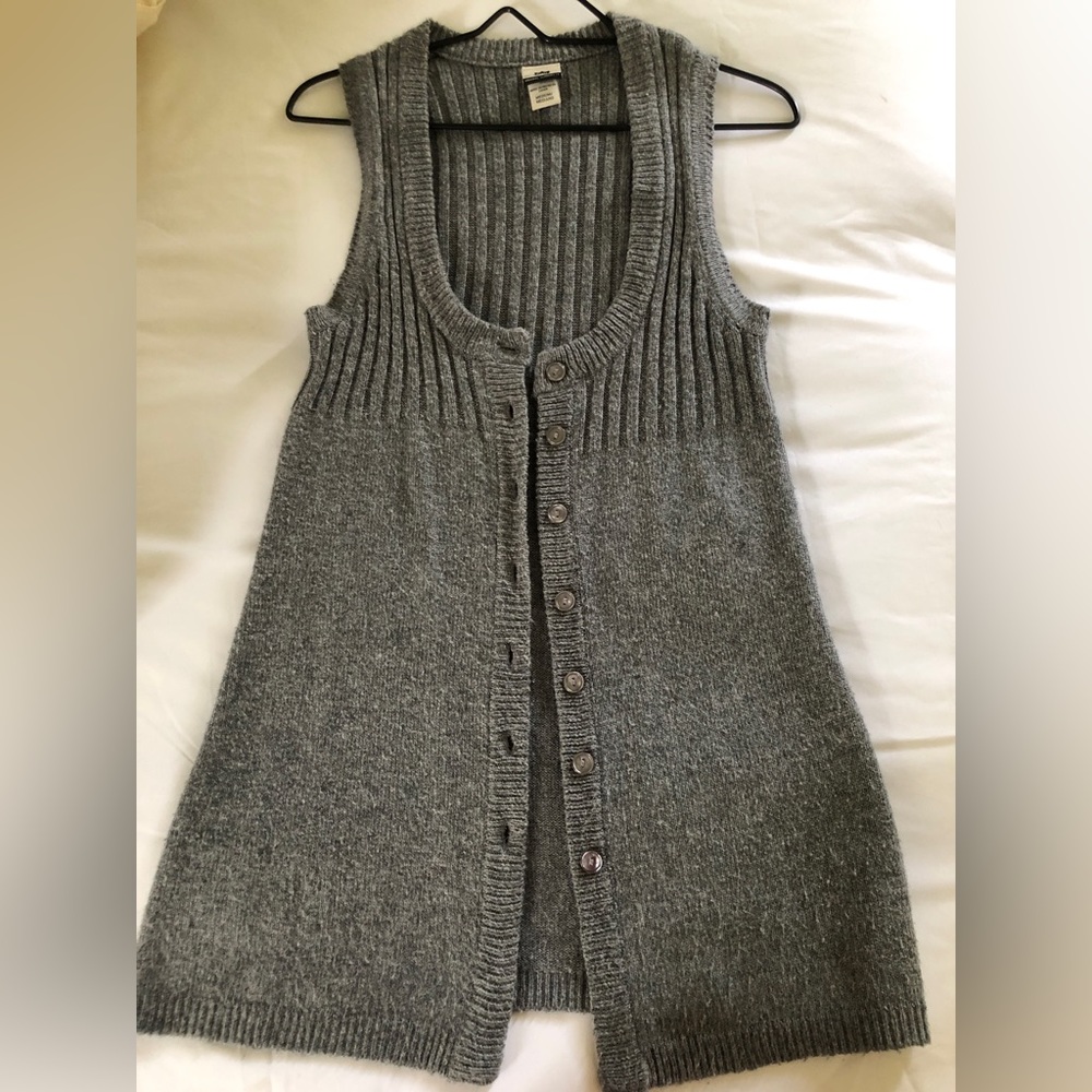 Route 66 women’s M sleeveless cardigan dress, long cardigan